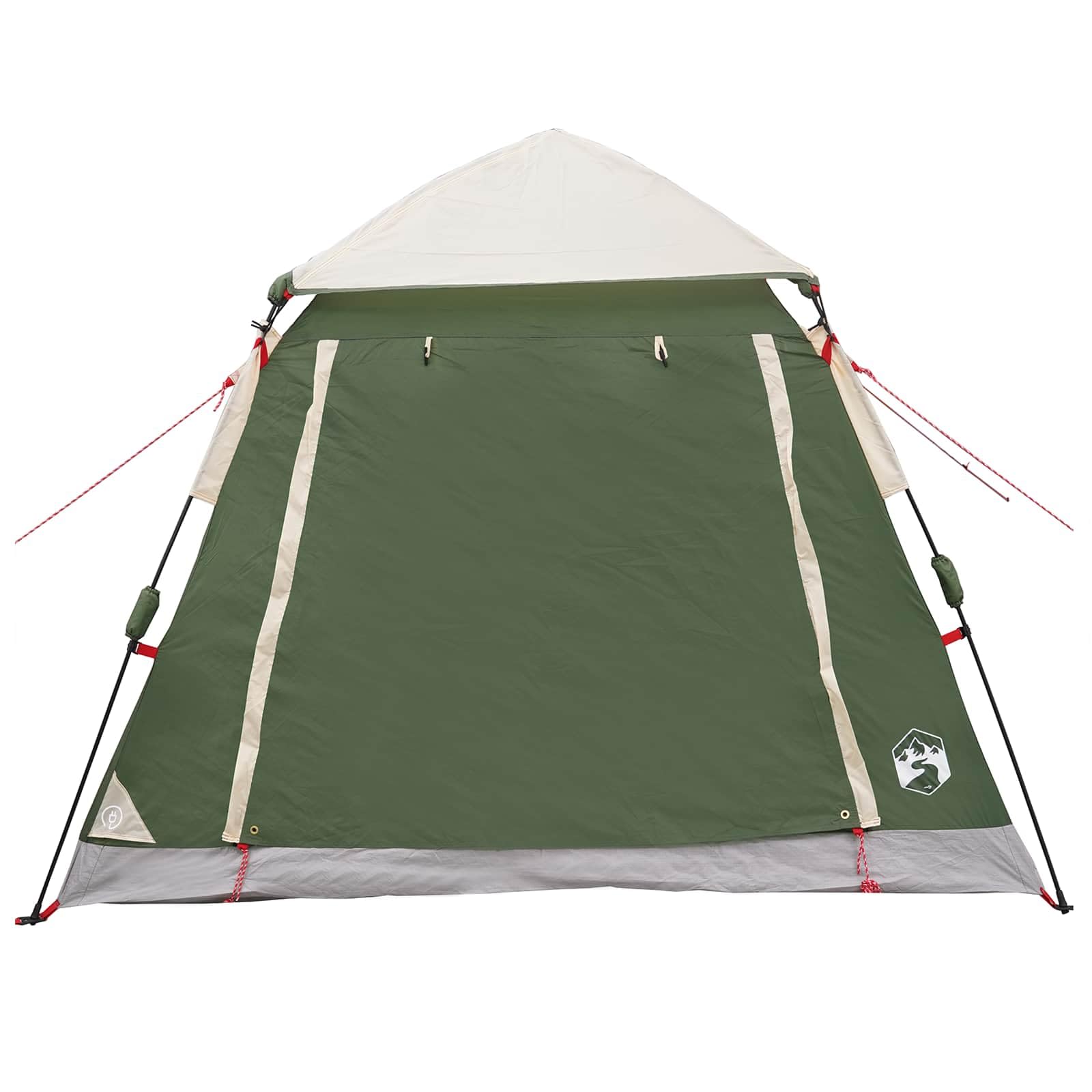 Instant Zelt, wasserdicht, Polyester, 185T, mit UV-Schutz, 2 Türen, 10 Heringe, 6 Seile, Transporttasche für Camping
