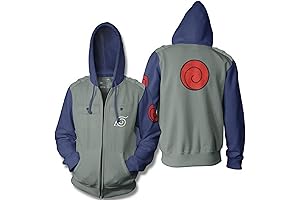 Naruto Shippuden Authentic Kids' Hooded Sweatshirt with Chest Pockets