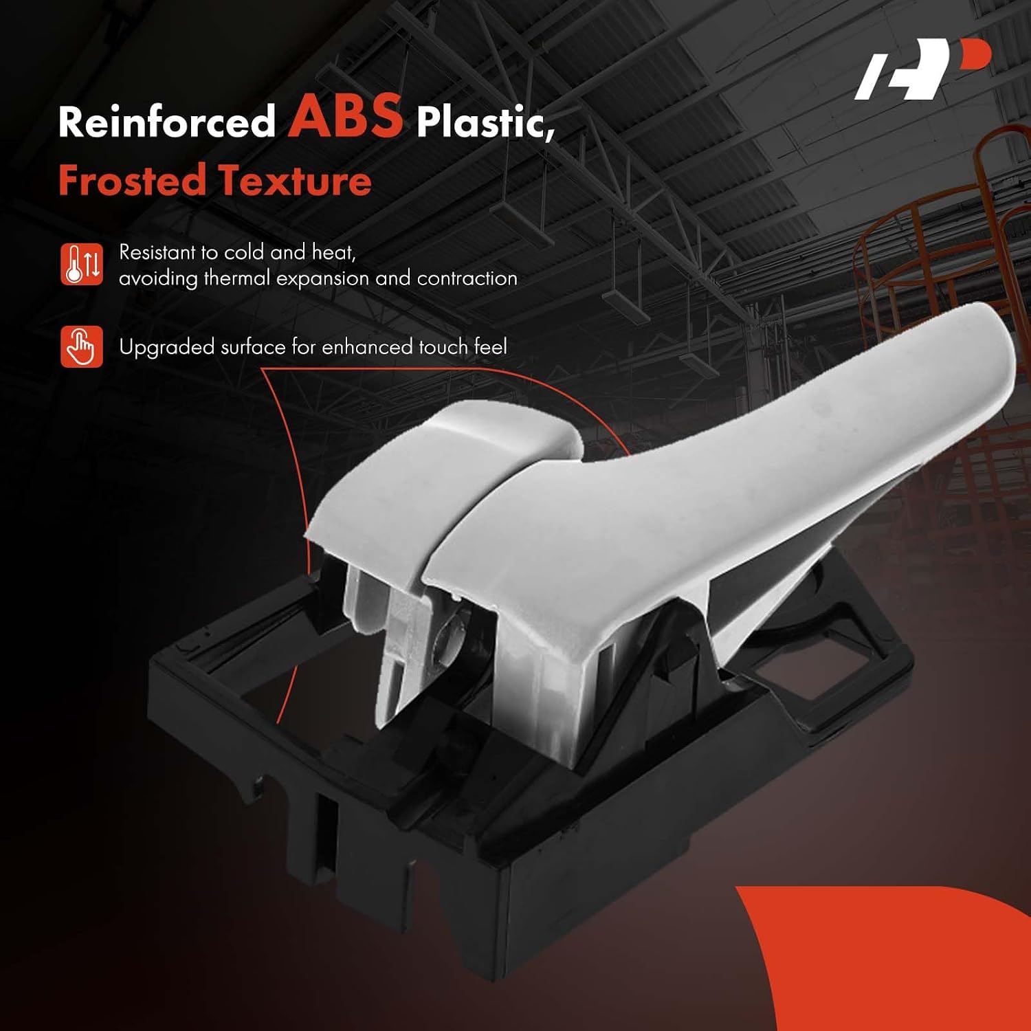 A-Premium Front Left Driver Side Interior Door Handle Compatible with Toyota Solara 2004 2005 2006 2007 2008, Gray, Replace# 69206-AA040-B2