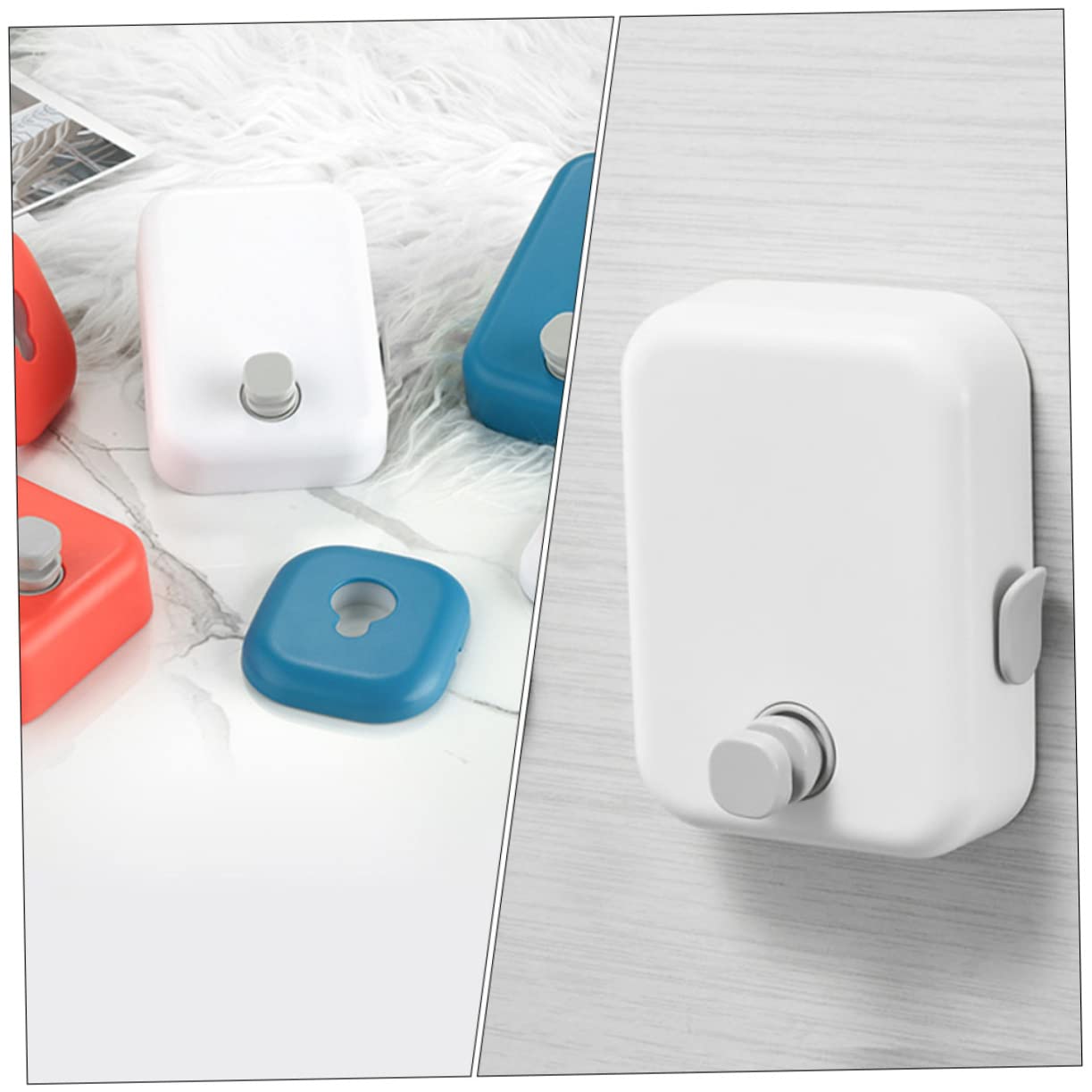 UKCOCO Tendedero Retráctil para Colgar Ropa Cuerda de Tender Retractil para Uso Balcones Tendedero Portatil Extensible para Ropa