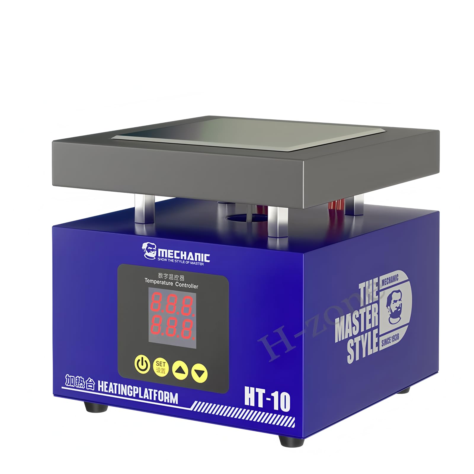 Mechanic CNC HT-10 mesa de calentamiento de temperatura constante 200W para pantalla de teléfono, extracción de marco, pre-calentamiento de PCB
