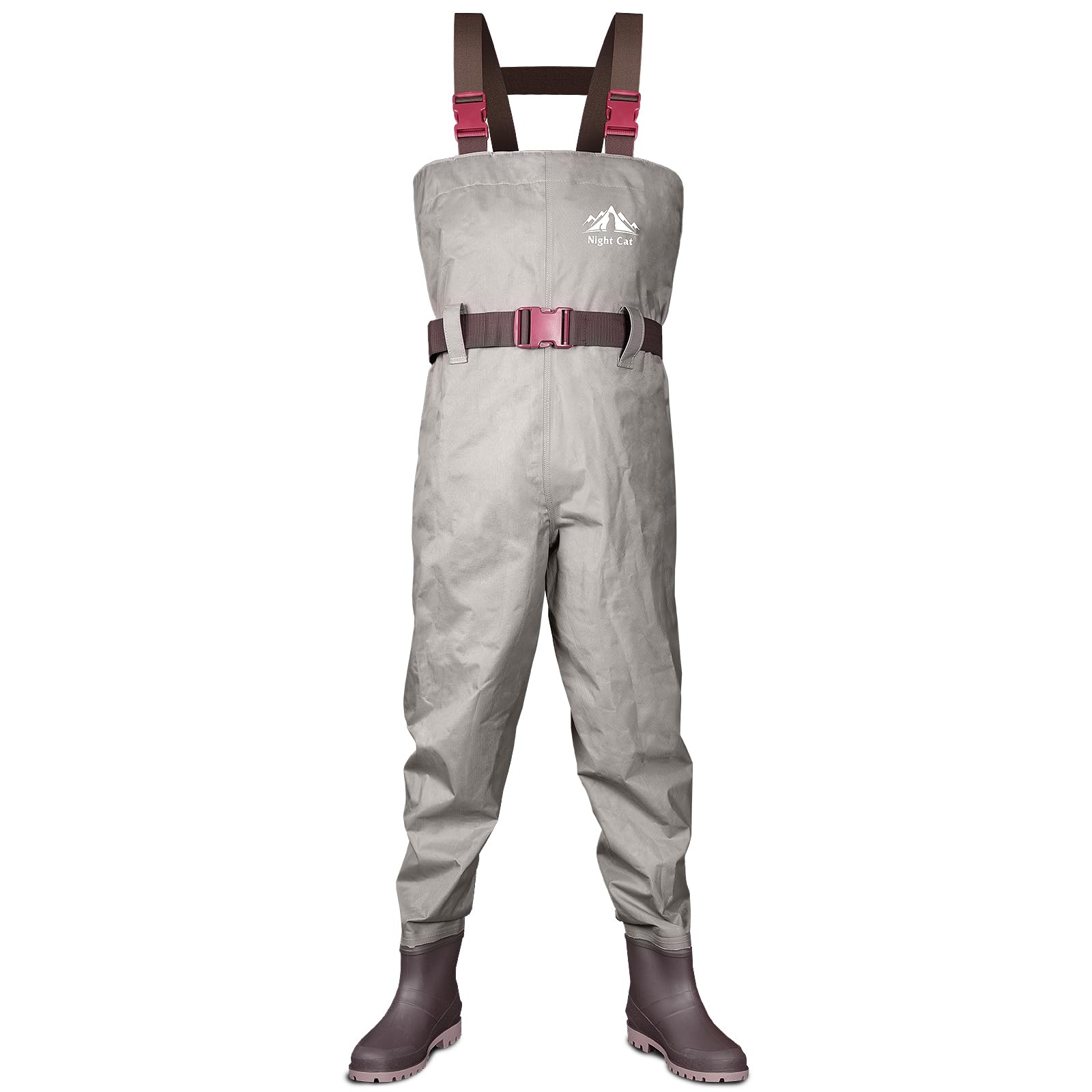 Night Cat Waders Pêche Homme Cuissardes Imperméable Respirant PVC Bottes Taille 40-47