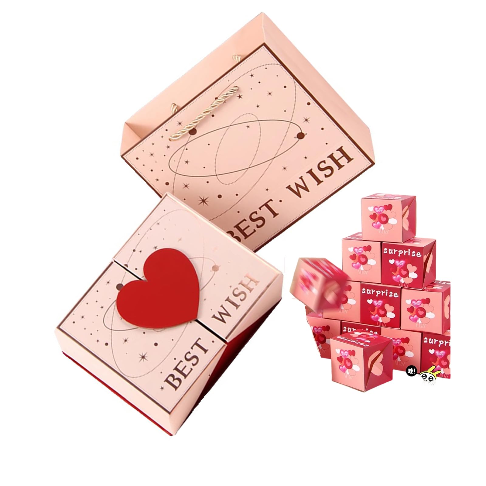 Lot de 20 surprises pop-up Saint-Valentin : décoration de fête et cadeau de couple - 8
