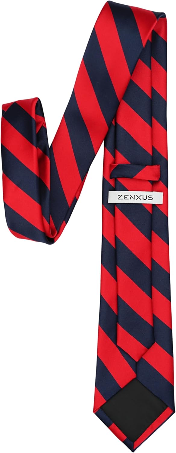 Striped Ties for Men, 3 inch Regular Ties with Stripes - Image 2