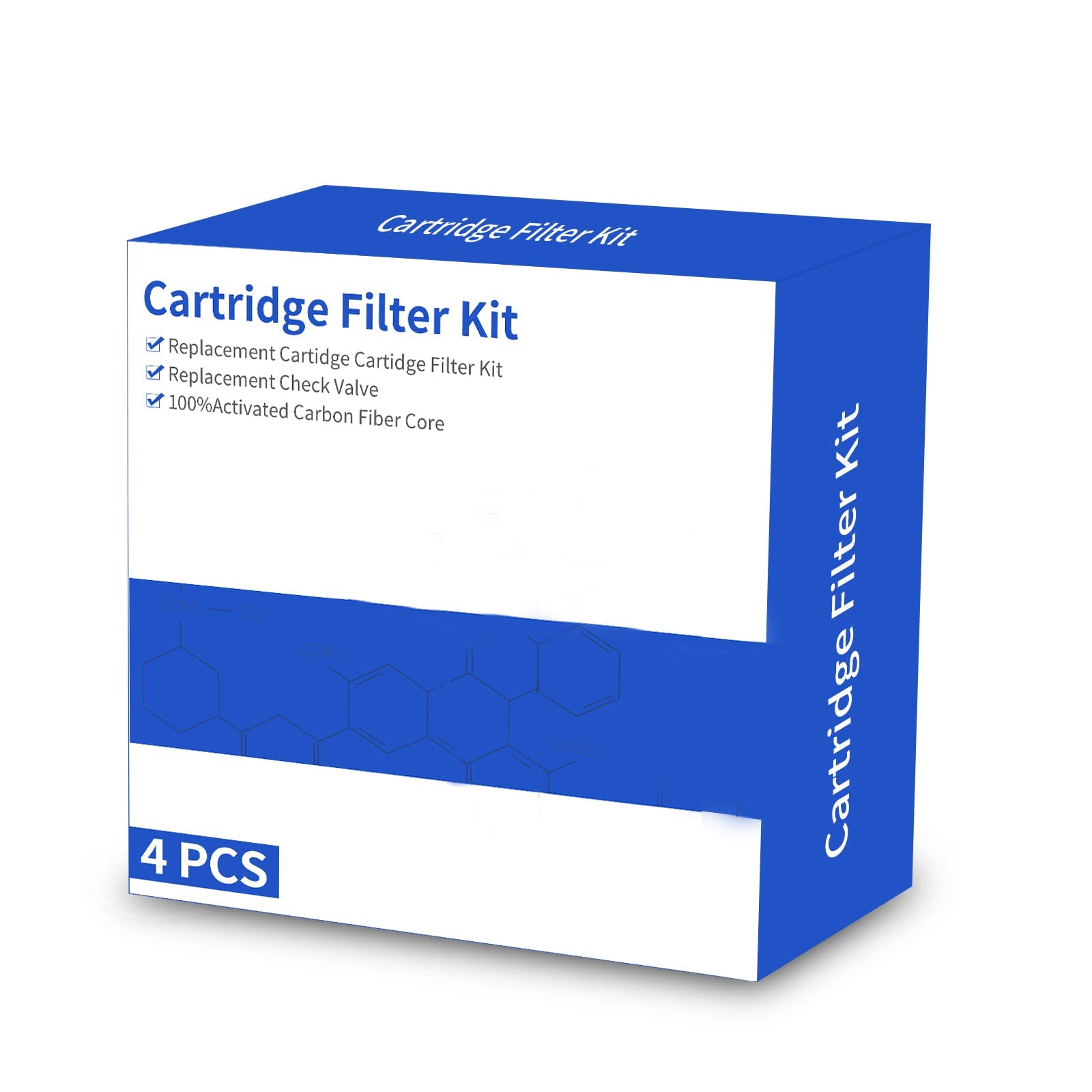 Buy 4 Pack Filter Replacement Kit for SO Clean 2, Cartridge Filter Kit