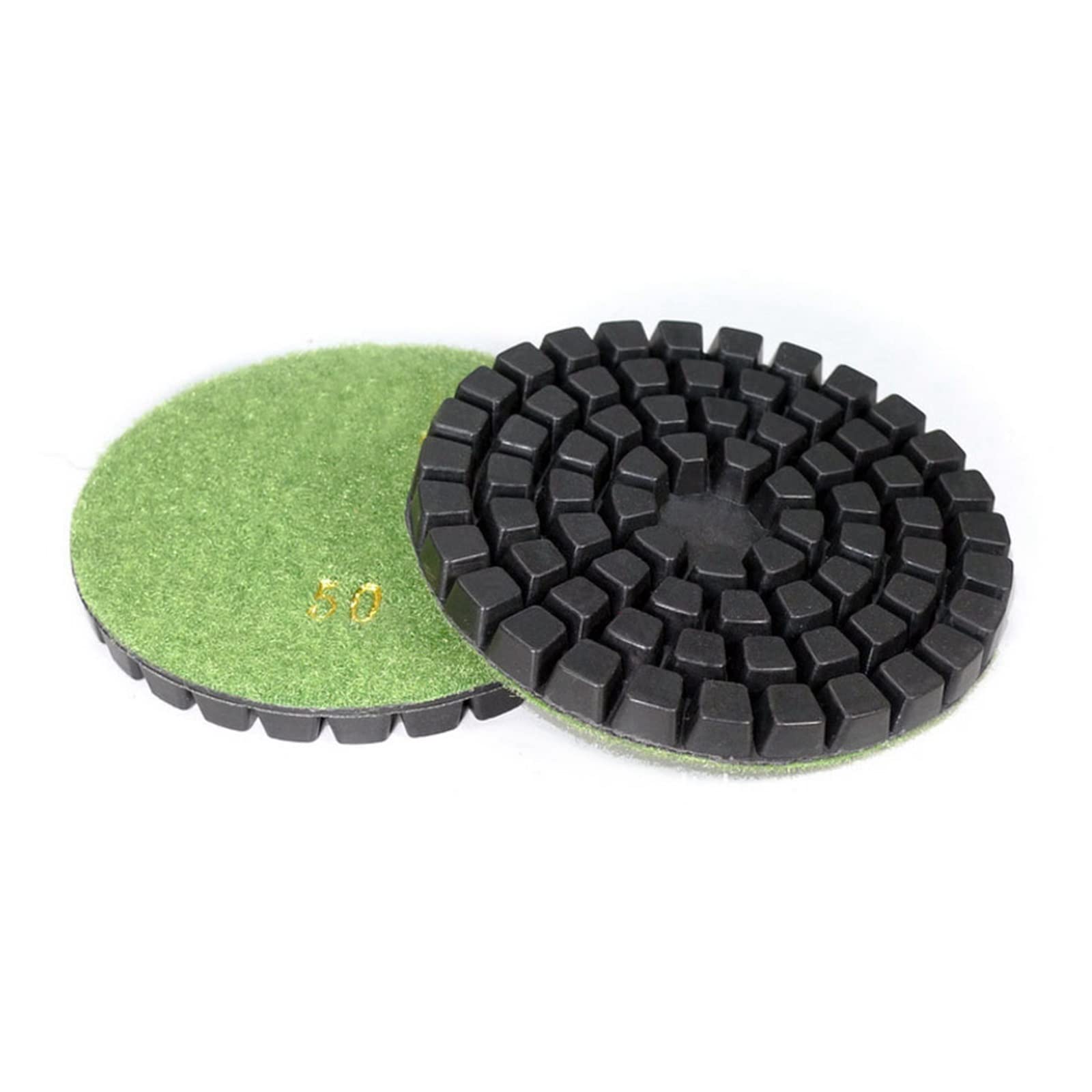 CAREG 7 unids/lote, almohadilla de pulido de diamante de 4 pulgadas, disco de lijado, enlace de resina de 100mm, almohadillas de pulido for suelo de hormigón, reparación de suelo Durable ( Size : 200