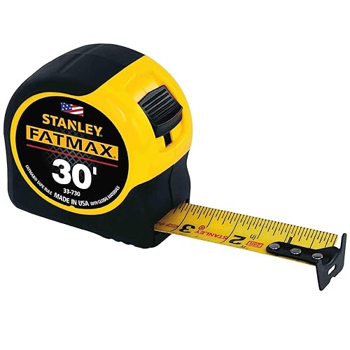 Vista 14 de Stanley Herramientas manuales 33-730 1-1/4" X 30' FatMax® Cinta métrica Amarillo/Negro