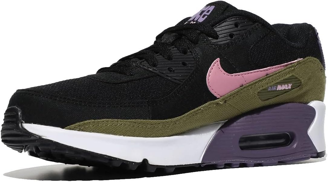 Nike Air Max 90 (Big Kid) Black/Elemental Pink/Pilgrim 4.5 Big Kid M