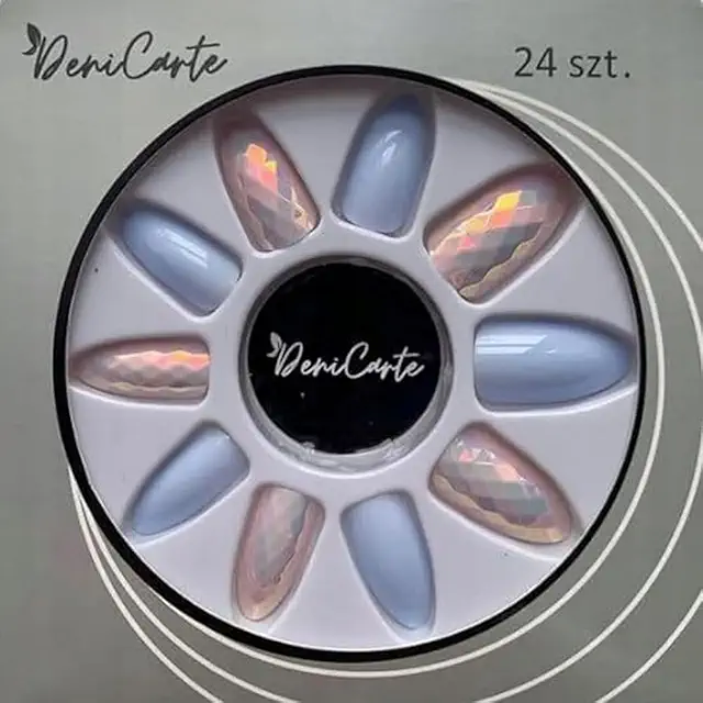 Deni Carte Artificial Nails with Patterns by Emily Nagels - 24pc Set