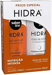 Salon Line, Kit Shampoo e Condicionador, Hidra Óleo de Coco, Vegano - Cabelos Cacheados e Crespos, 300 ml cada
