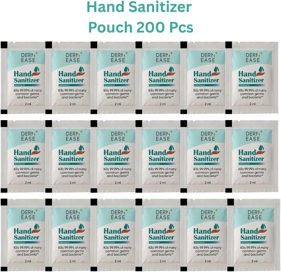 Pack of 200 Hand Sanitizer Sachet Each 2ml