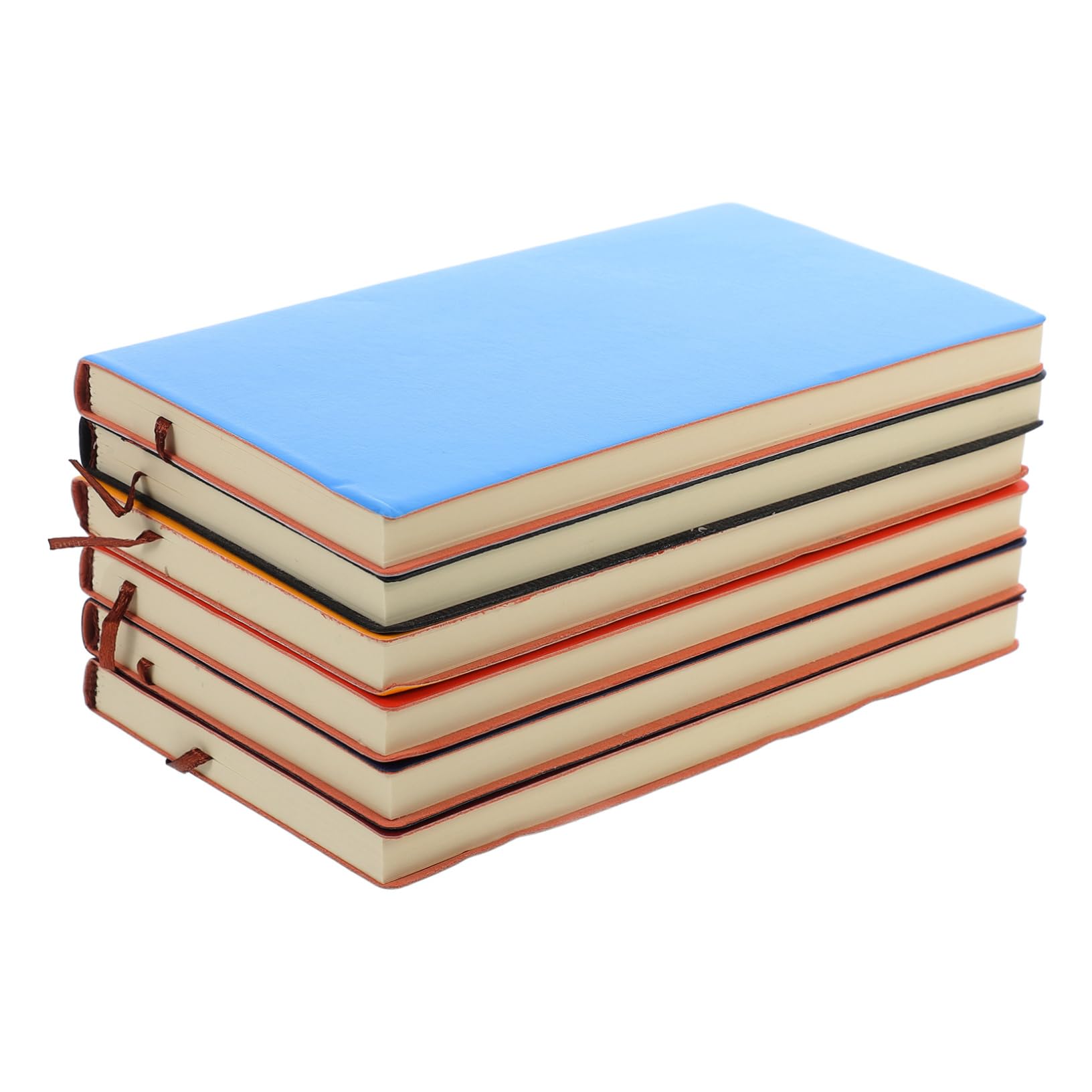 VILLCASE Set de 6 Cuadernos Personales de 100 Páginas en Pu y Papel | Libreta Apuntes, Libretas Journaling, Cuaderno Lineas, Libretas Lineas, Bloc de Notas de Oficina, Decoracion Colegio