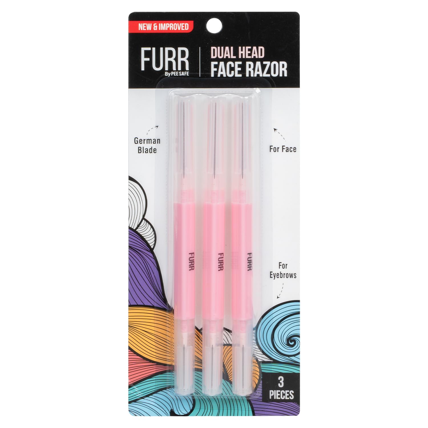 PEE SAFE Furr Dual Head Face Razor 3N