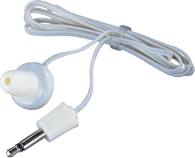 SoundLAB White Mono Magnetic Earphones with 3.5 mm Jack A013