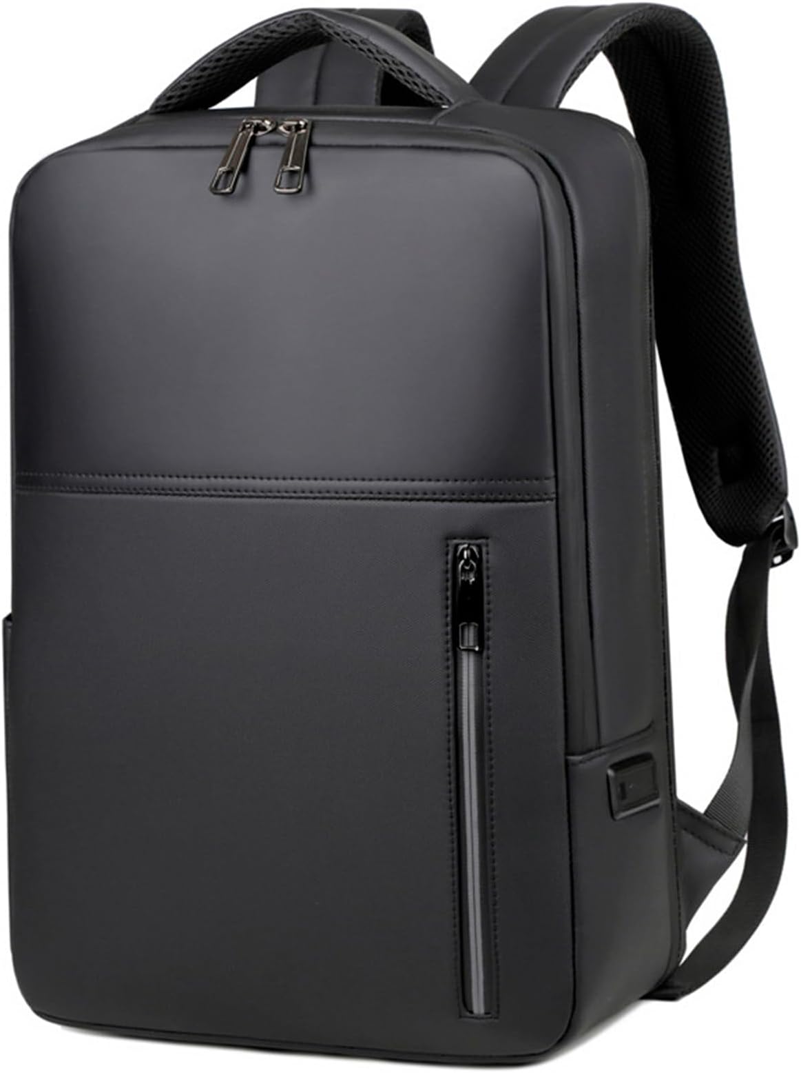 15.6" Business Laptop Backpack with Tablet Compartment, 3D Breathable Design & Trolley Case Fixing Strap, School Backpack, Waterproof Travel Computer Backpack