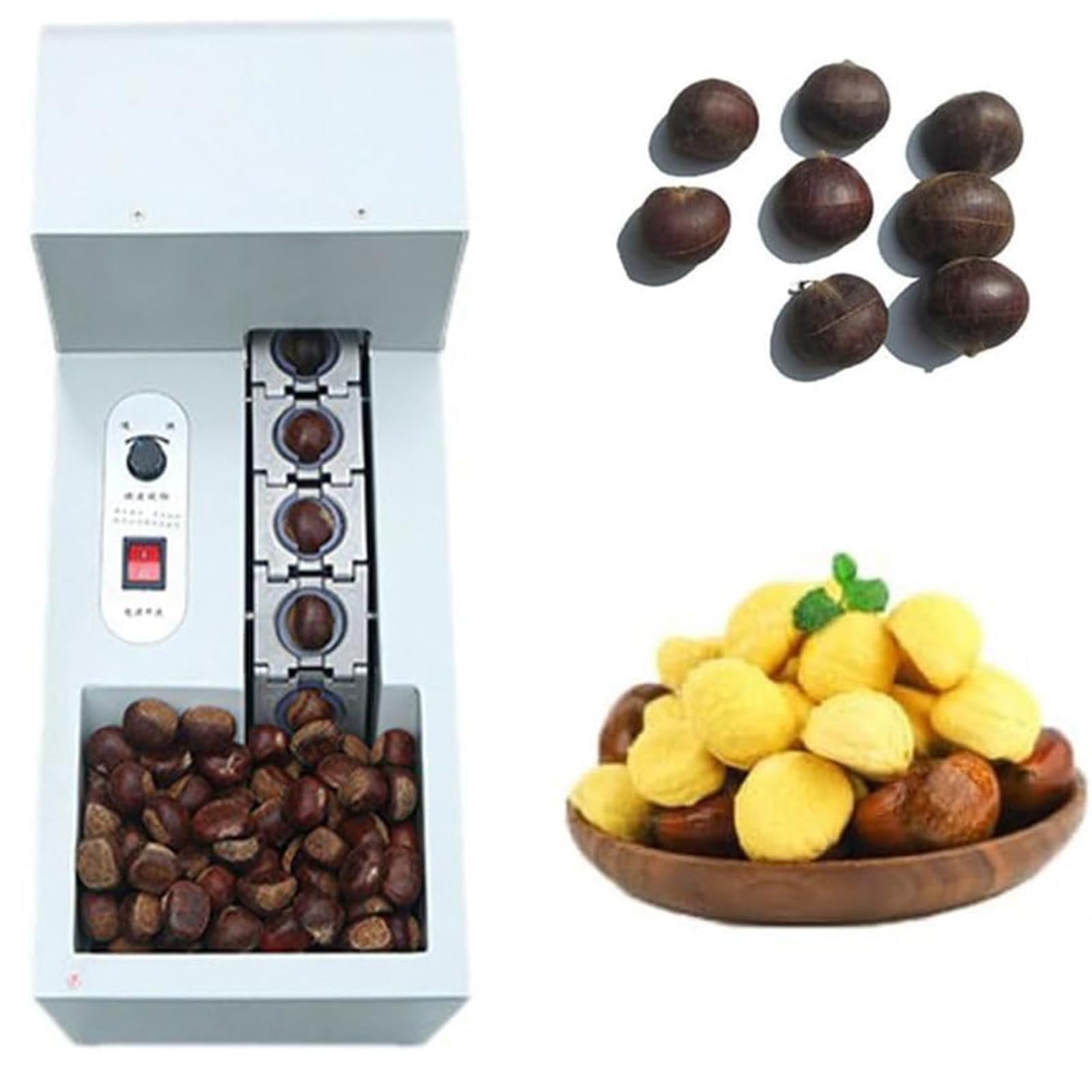 SBCGFY Automatic Chestnut Peeler Machine,Commercial Chestnut Shelling And Opening Machine,Chestnut Peeling Machine,Singlechainplate