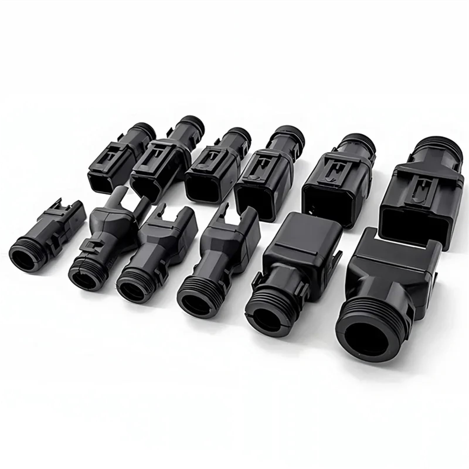 Connettore a clip per auto, 2-12P, maschio e femmina, guaina protettiva fissa, tubo corrugato, clip fissa, clip per cablaggio (3P-maschio)
