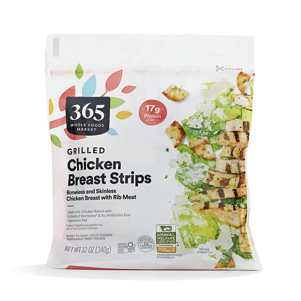 365 By Whole Foods Market, Chicken Strips Fully Cooked Grilled Fl Oz, 12 Ounce