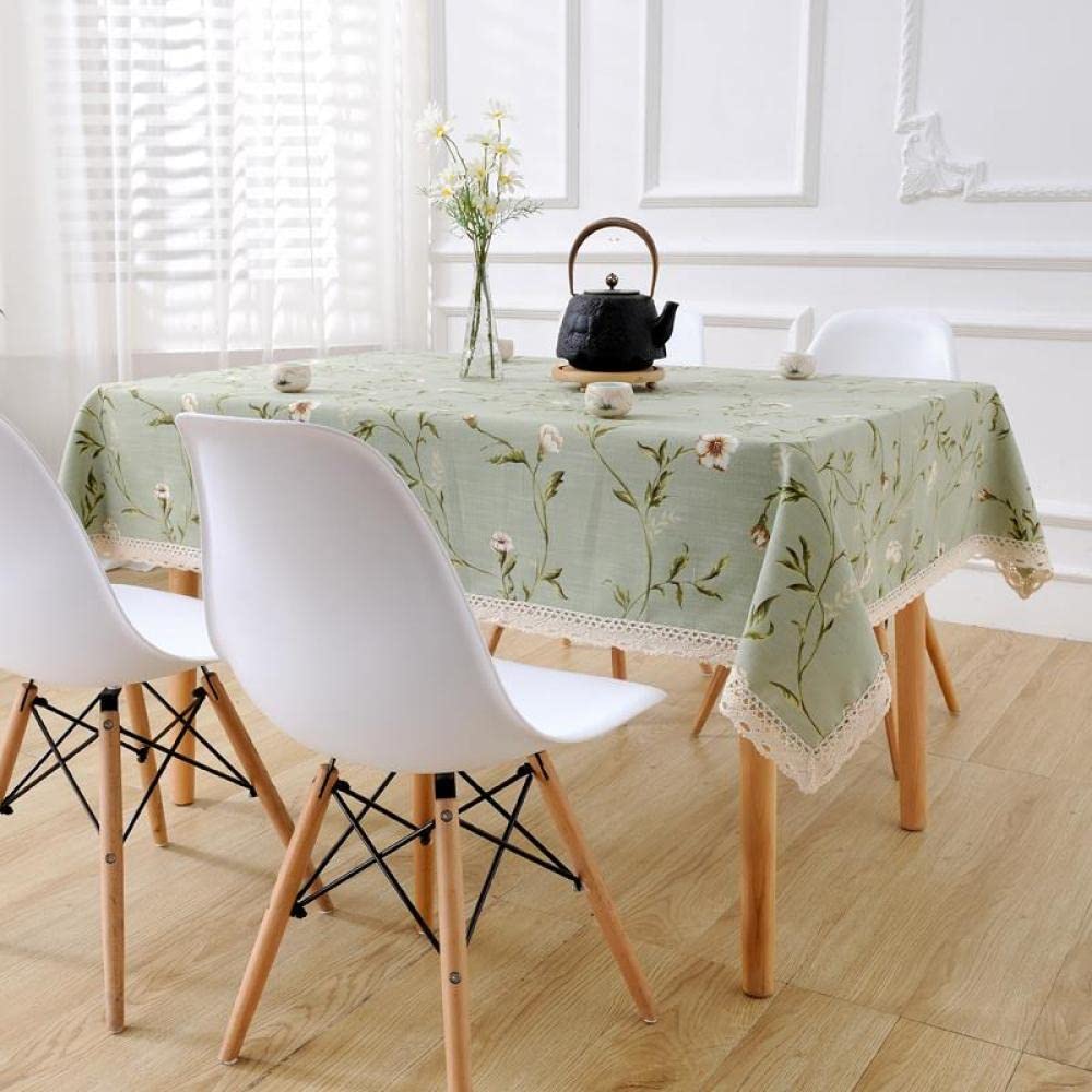 Manteles Mesa Antimanchas Algodón y Lino Ligero para Bufé Fiesta Cena Boda Picnic y Más Beige 100 × 100cm