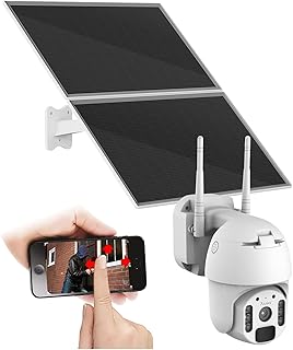 7links WLAN Kamera Solar: Pan-Tilt-Überwachungskamera, 2K-Auflösung, WLAN, Akku, 25 W Solarpanel (Outdoor Kamera Solar, IP Kamera Solar, Videokamera Bewegungsmelder)