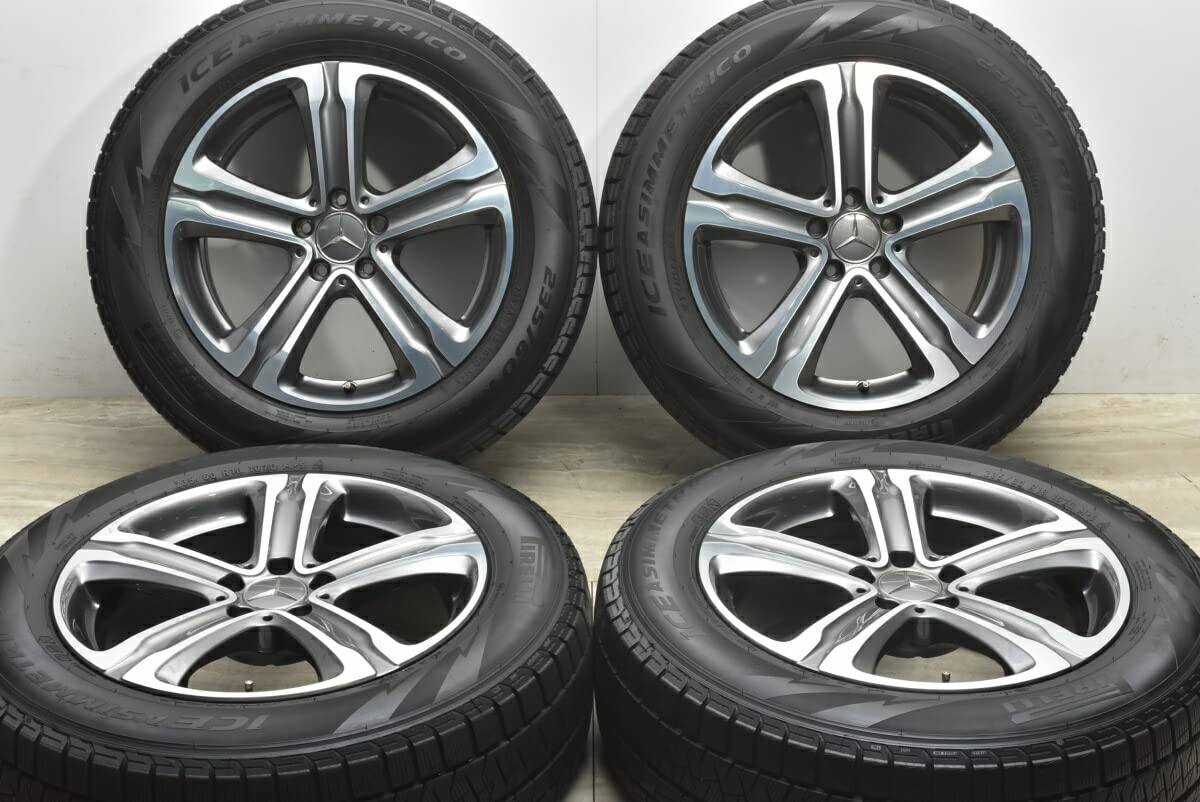 Amazon | 中古 スタッドレスタイヤホイール 4本セット 18インチ 8J +38 