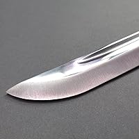 Vista 6 de Musha Samurai Wakizashi táctico hecho a mano de 31 pulgadas con hoja de espiga completa de acero al carbono 1045. para colecciones