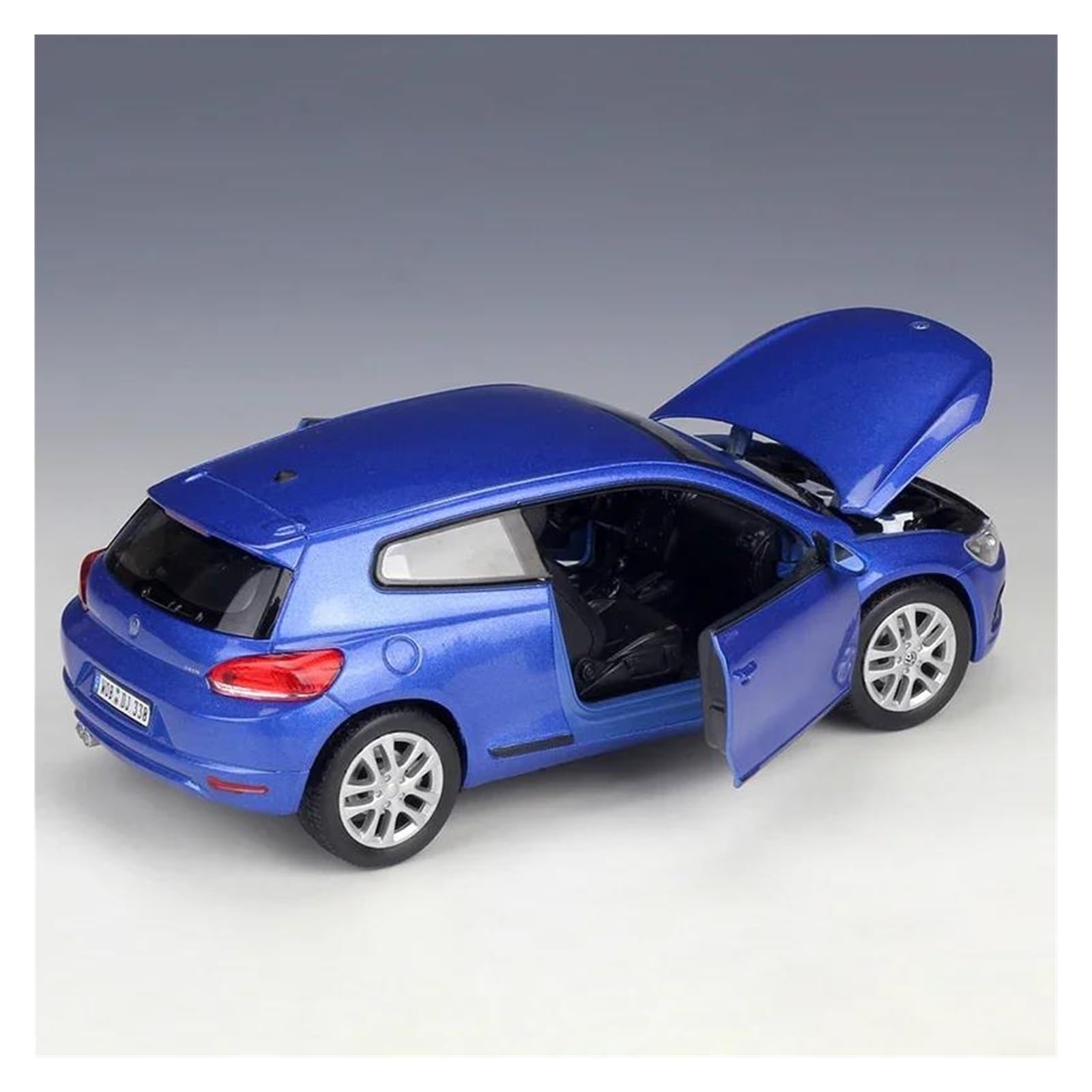 Metallo Scala Replica 1 24 per Volkswagen Scirocco Sports Car Die Cast Alloy Model Home Decor Series Hobby Veicoli Giochi Set