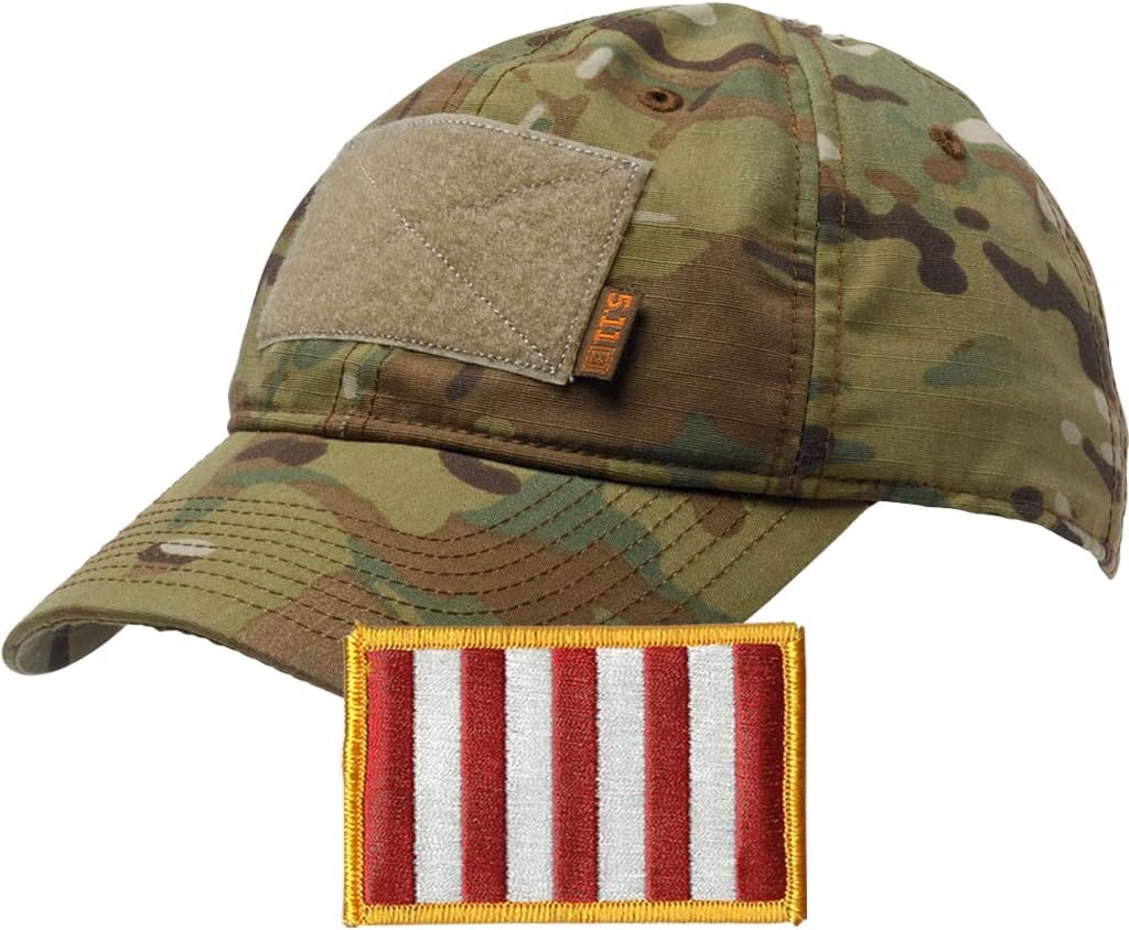 Gadsden and Culpeper 5.11 Flag Bearer Cap Bundle Multicam (Hat & Patch)