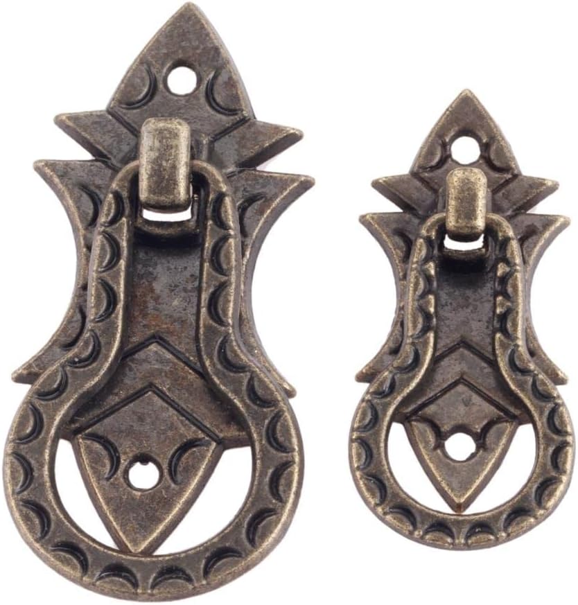 Polishing Wooden Door Handle Zinc Alloy Chair Decorative Cabinet Knob Pull Knock Wear Resistant(48 * 21mm)
