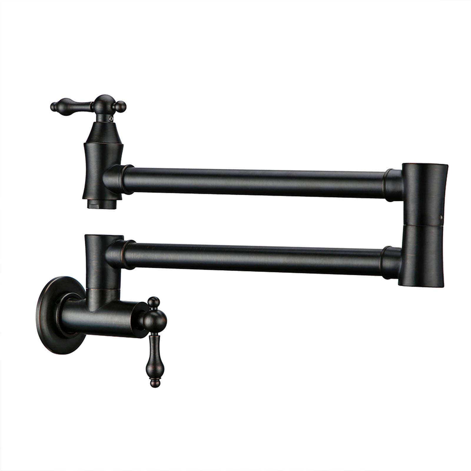 Robinet de cuisine mural en laiton avec remplisseur pot pliable eau froide ORB