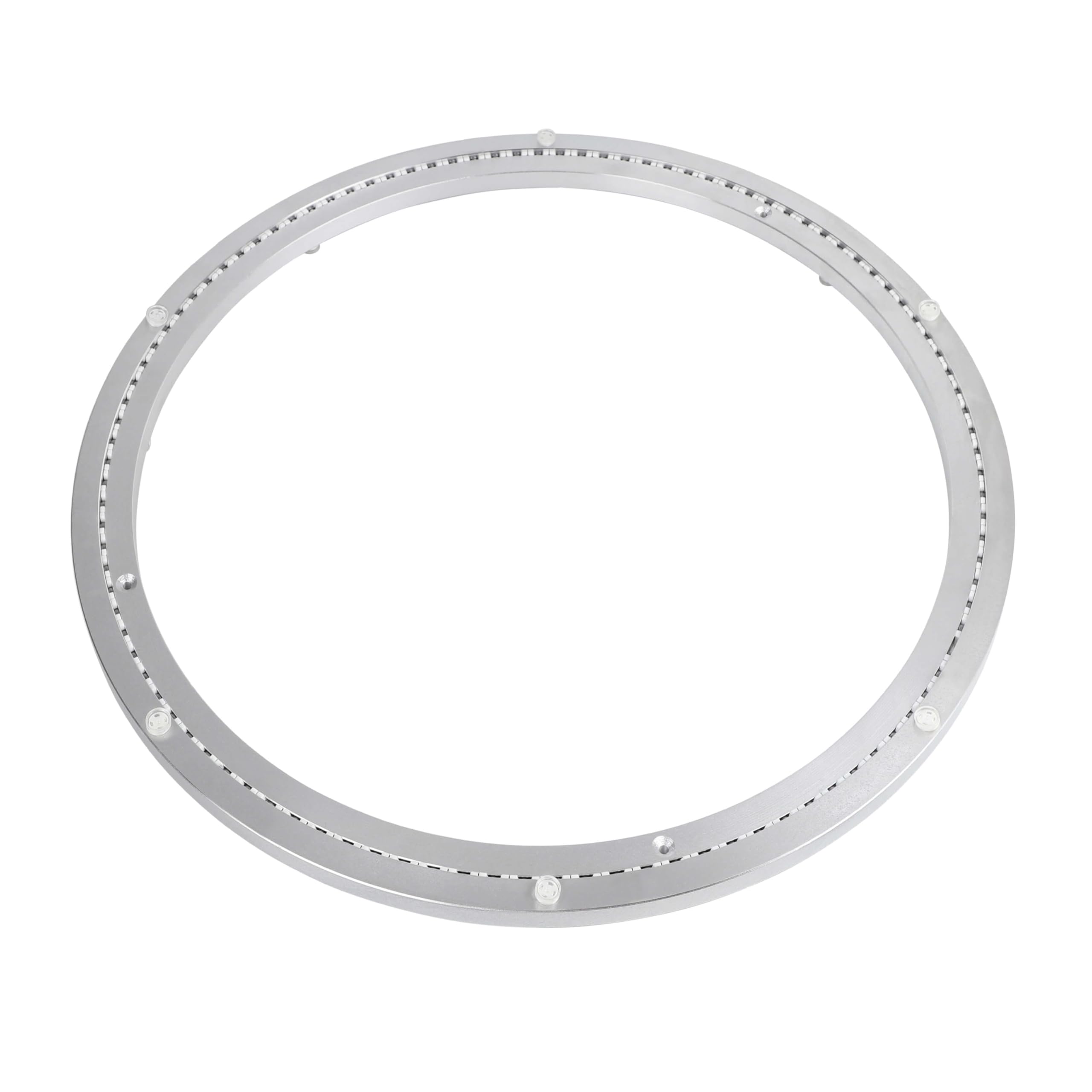 View 1 of 18 Inch Lazy Susan Bearing Aluminum Alloy Rotating Turntable, Non - Slip Mute Metal Bearing Swivel Plate Hardware for Dining and Workbench,660 Pounds Capacity