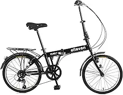 BICICLETA ARO 20 6V DOBRÁVEL DUBLY URBAN PRETO/BRANCO