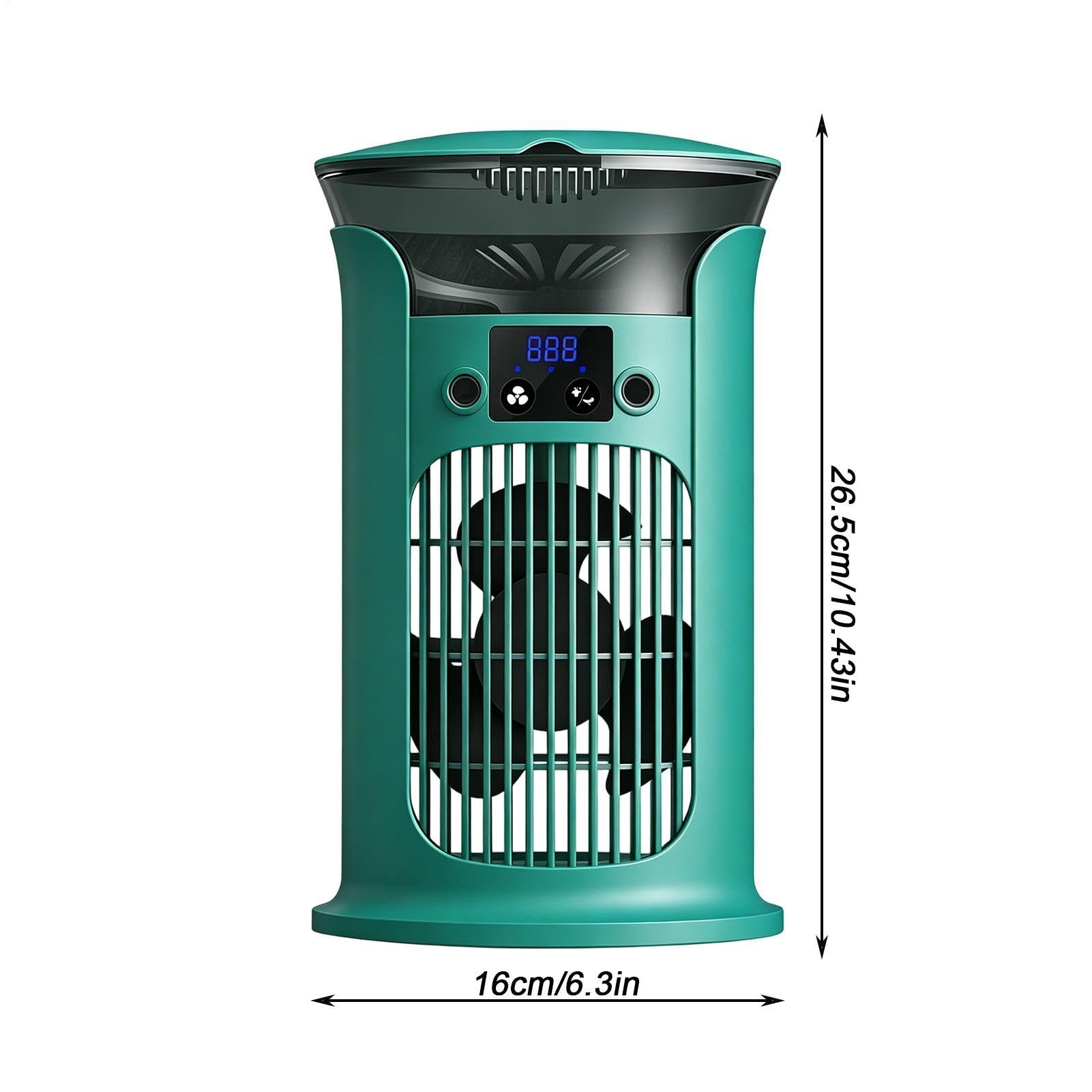 Osobisty wentylator ze zbiornikiem 880 ml, 3 prędkości do chłodzenia w