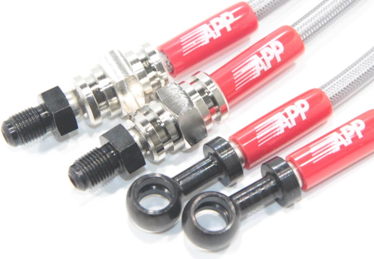 APP エーピーピー ブレーキライン システム (スチール) パッソ KGC10/QNC10 (DB007-ST APP エーピーピー ブレーキライン ステンレス ムーブ (MOVE) L175S