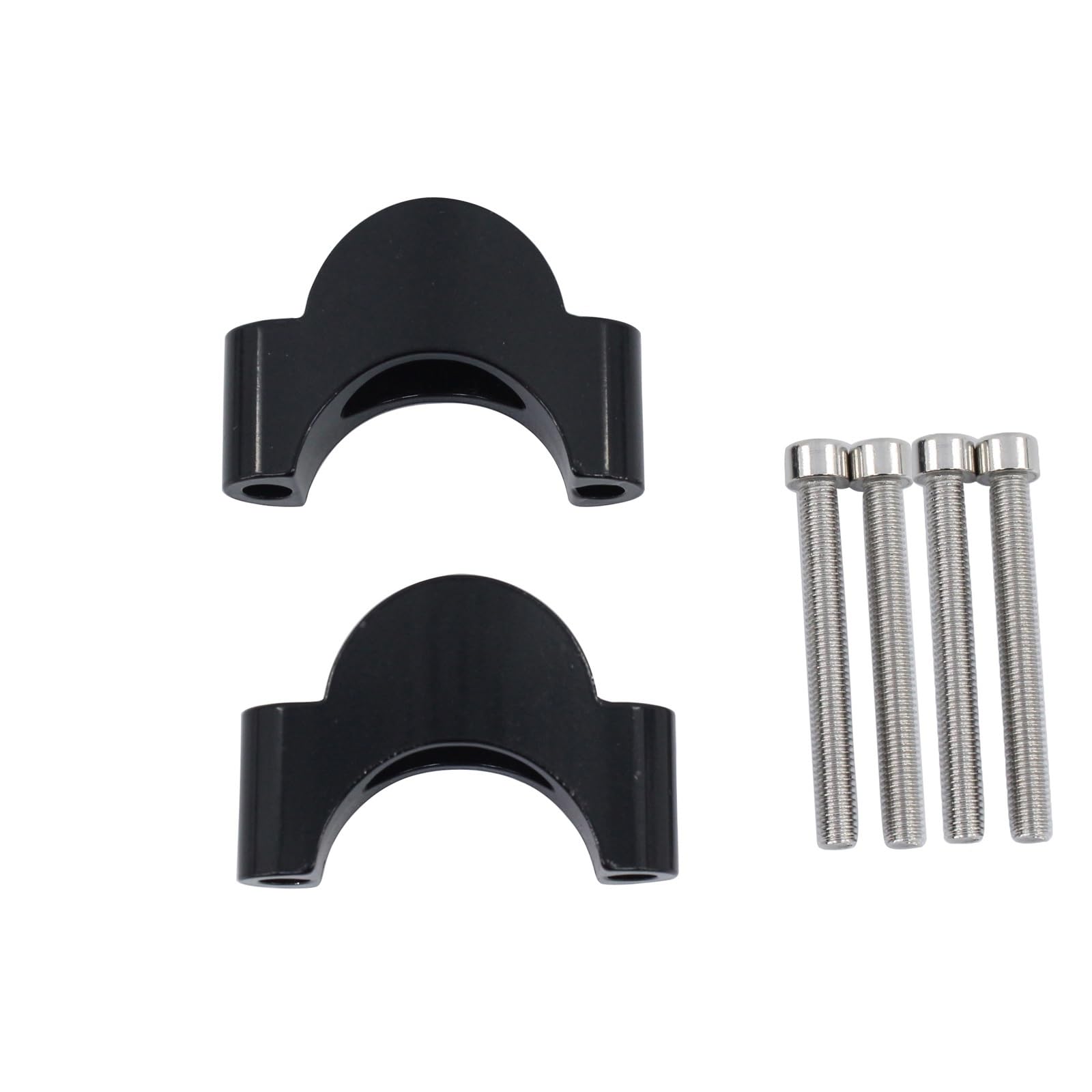 QIUYMGFG Handlebar Clamp Road Riser Spacers Alloy Bar Plate Rising Spacer Clamp Aluminum For TT Handlebar Parts 31.8mm 10/20mm(20mm)