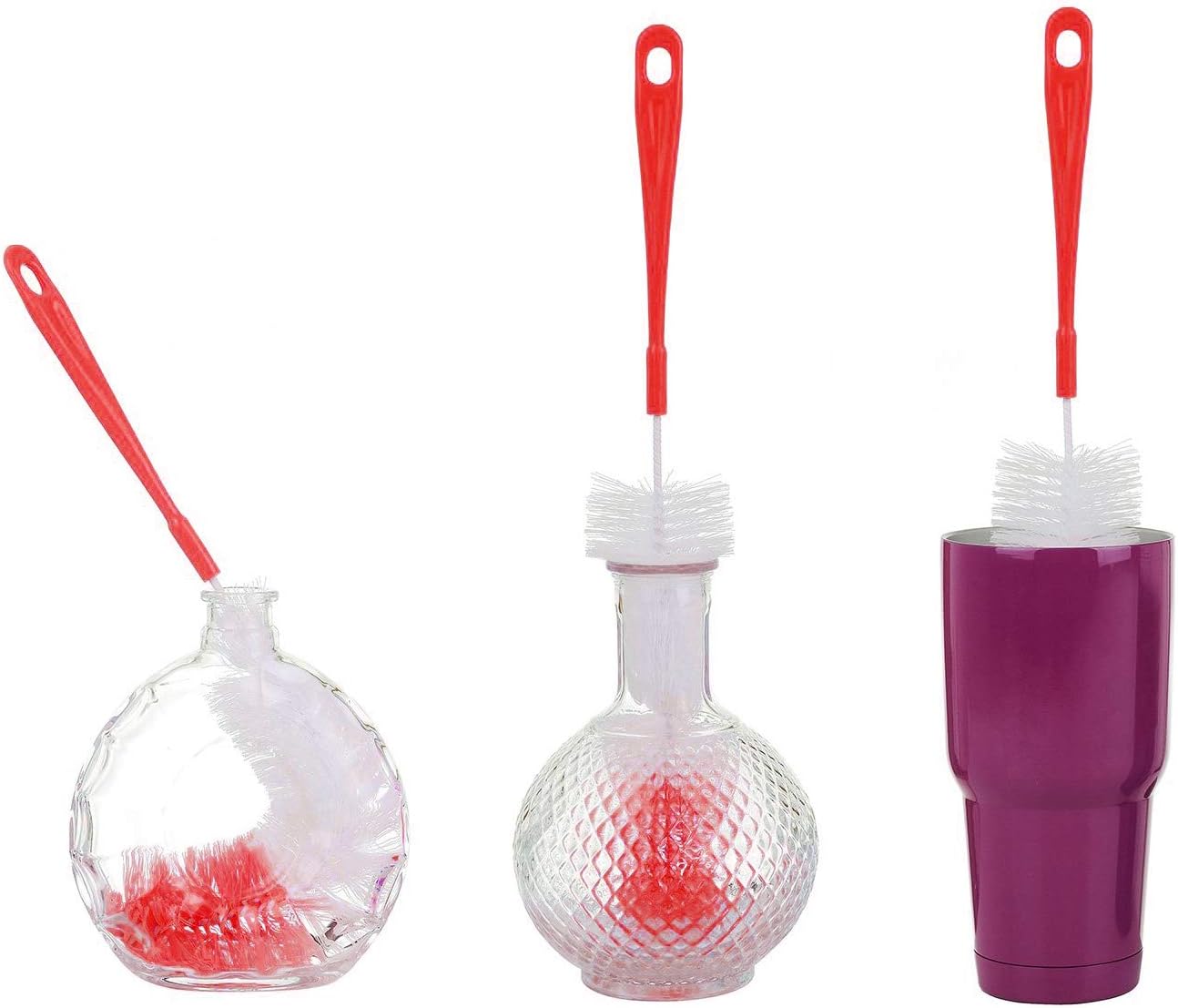 Lіmіtеd Dіѕсоunt ALINK 16in Extra Long Red Bottle Cleaning Brush Cleaner for Washing Narrow Neck Beer, Wine, Thermos, Yeti, SWell, Brewing Bottles, Hummingbird Feeder Bеѕt Cуbеr Dеаlѕ 🔥 ALINK 16in Extra Long Red Bottle Cleaning Brush Cleaner for Washing Narrow Neck Beer, Wine, Thermos, Yeti, SWell, Brewing Bottles, Hummingbird Feeder