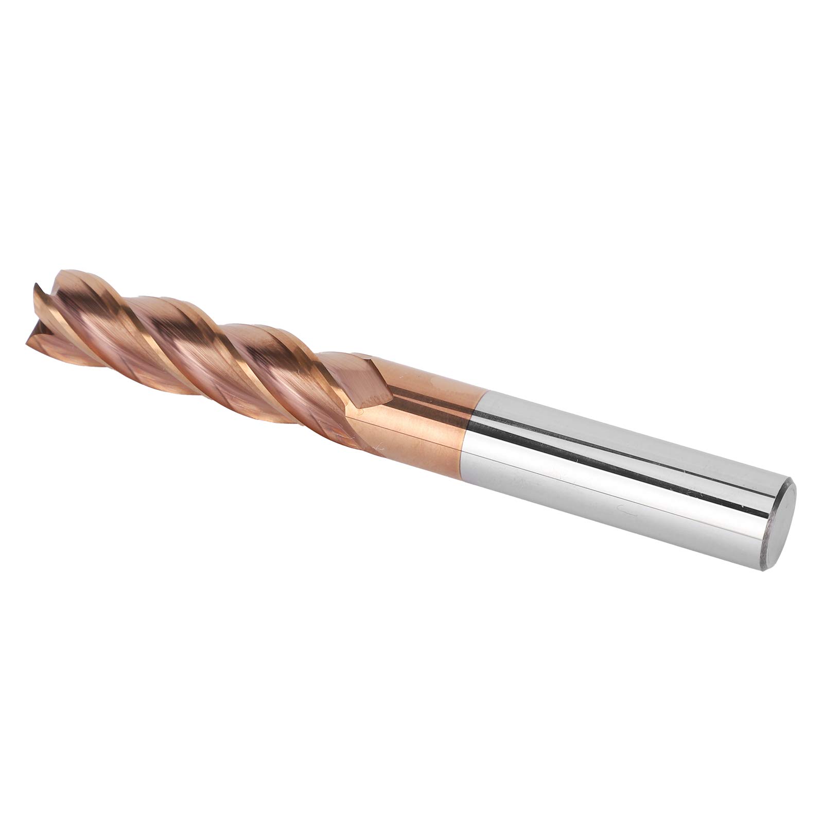Fresa in acciaio al tungsteno a 4 flauto Fresa per taglio in alluminio Utensile CNC D12x45x100Lx4F Durevole ad alta precisione per lavorazione CNC Incisione Fresatura