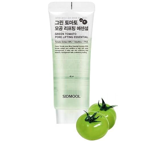 Sidmool Green Tomate Pore Lifting & Tighttening Essence - manejo de poros y elasticidad, hidratante con frescura