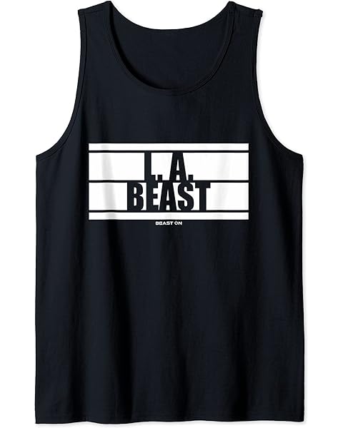 LA L.A. Beast Athlete Bodybuilding Gains Gym Fitness Training Tank Top