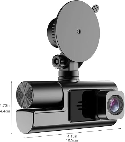 Miniatura 9 de Cámara de salpicadero, doble cámara de tablero frontal e interior FHD 1080P, tarjeta de 64 GB incluida, cámaras de mando para automóviles con