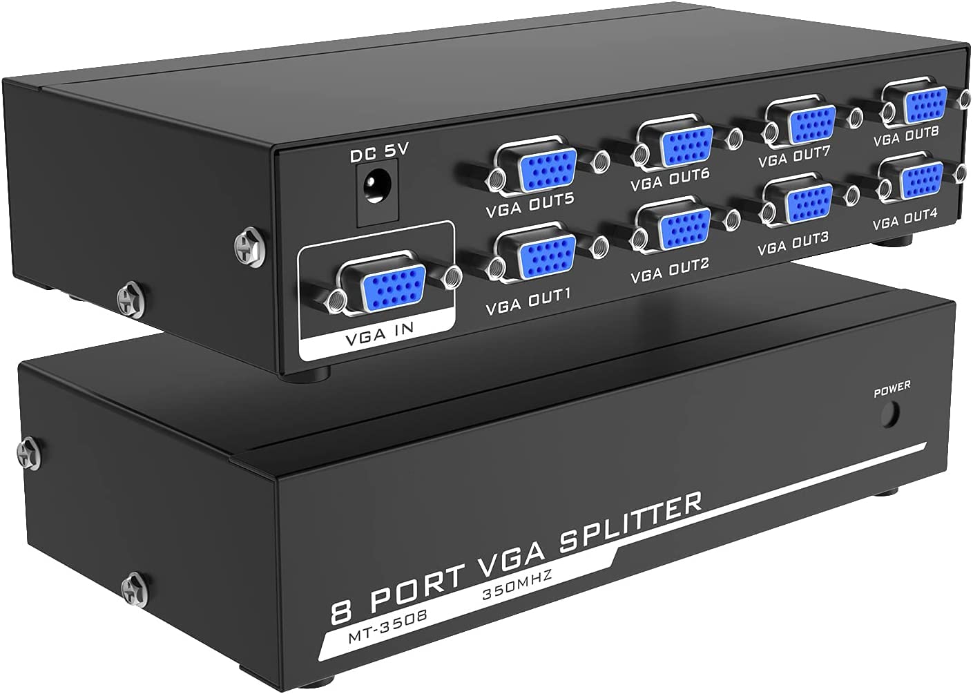 MICROWARE 1x8 VGA Splitter, 8 Port VGA Splitter 150MHz PC to 8 VGA Monitor TV Video Splitter 8 Port VGA Splitter Support 1600 * 1280 (B0BWTZ7R1P) Amazon Price History, Amazon Price Tracker