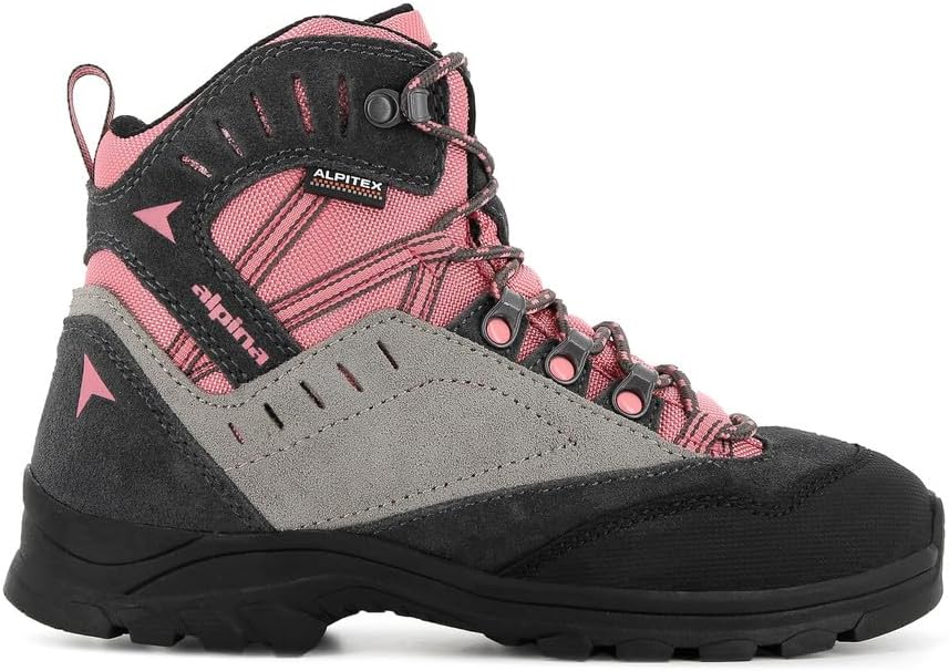 Alpina Kids Boots | Waterproof Hiking Shoes | Durable Full Leather | Lightweight Breathable | Slip Resistant