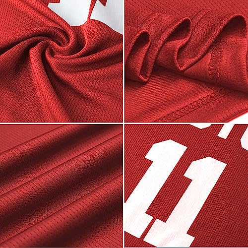 Custom Football Jersey Personalized Team Name Number Practice Jerseys Customized Football Shirt for Men Youth Women Kids - Image 4