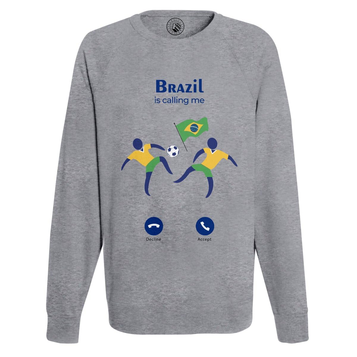 Sweat Homme Brazil is Calling Me pull confortable pour le beach soccer
