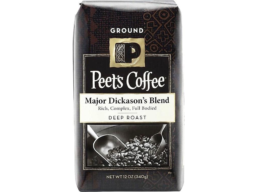 Peet's Ground Coffee, Major Dickason's, 12-Ounce