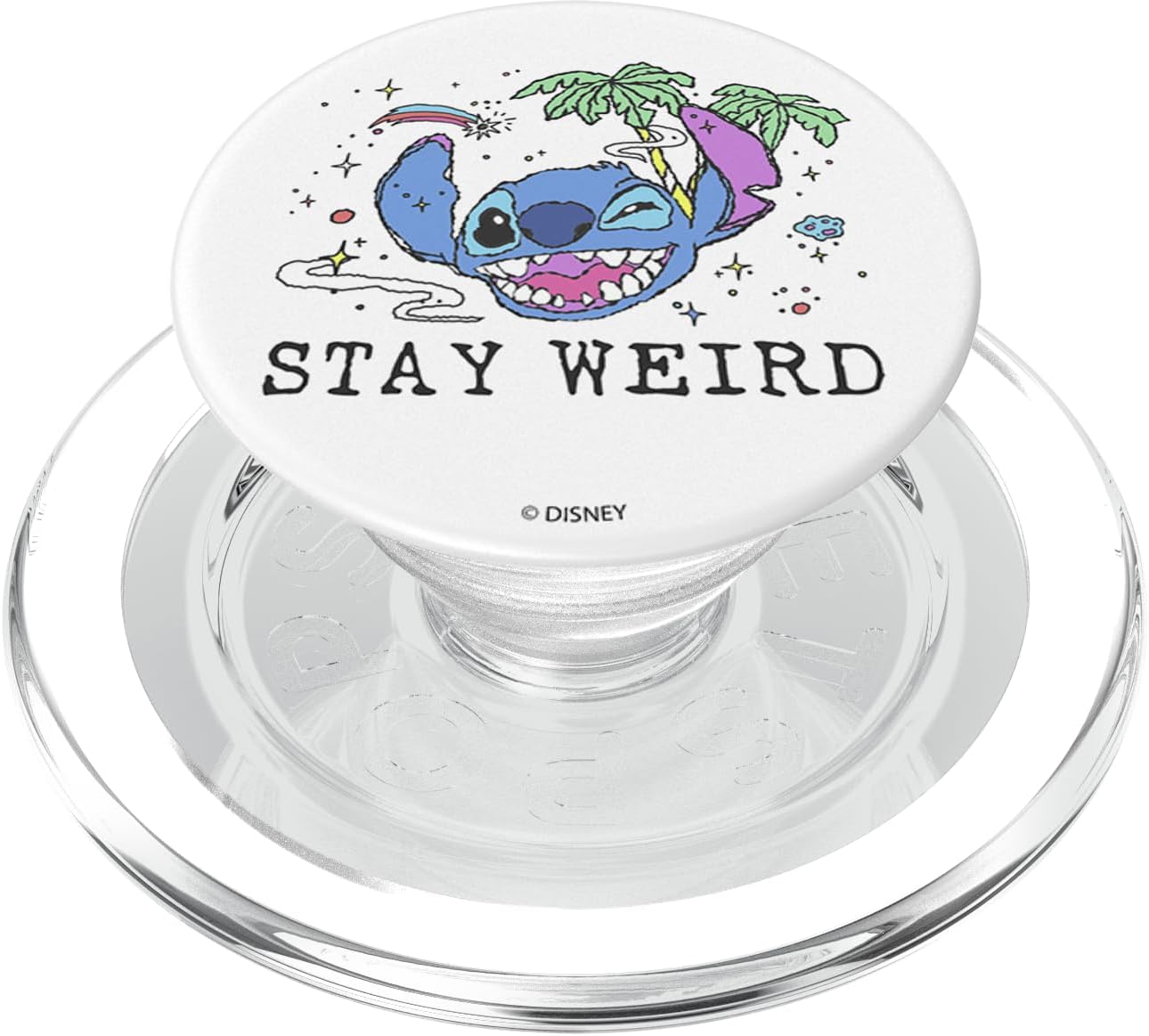 Disney Lilo & Stitch Stay Weird Stitch PopSockets MagSafe PopGrip for iPhone