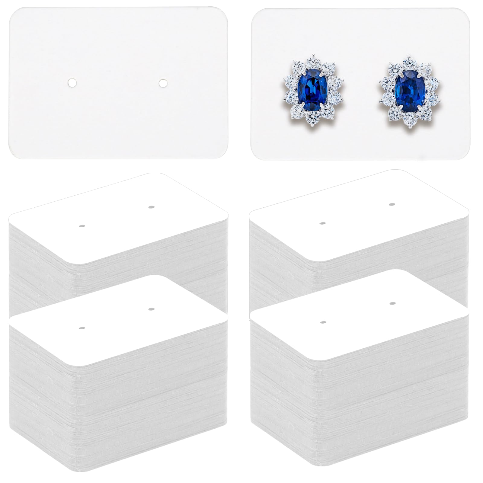 Earring Card Holder - 300 PCS Earring Display Holder Cards, 1.1
