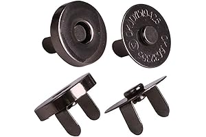 Mini Skater: Magnetic Snaps for Purse Handbag with Washer