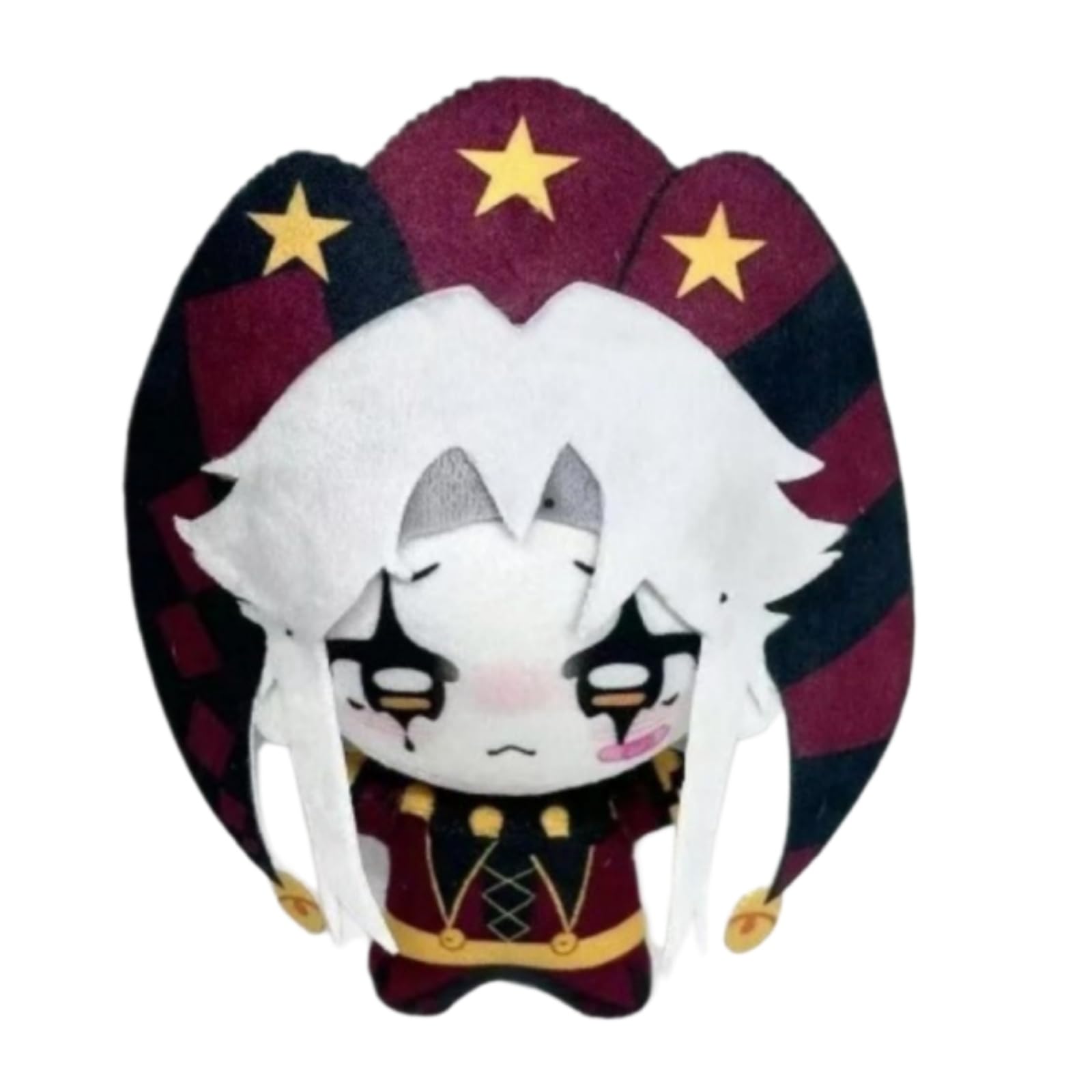 The Freak Circus Plush Toy Freak Circus Pierrot Plush Cartoon Character Doll Soft Plushies Pillow Stuffed Figure for Game Fans (Pierrot-10 cm)