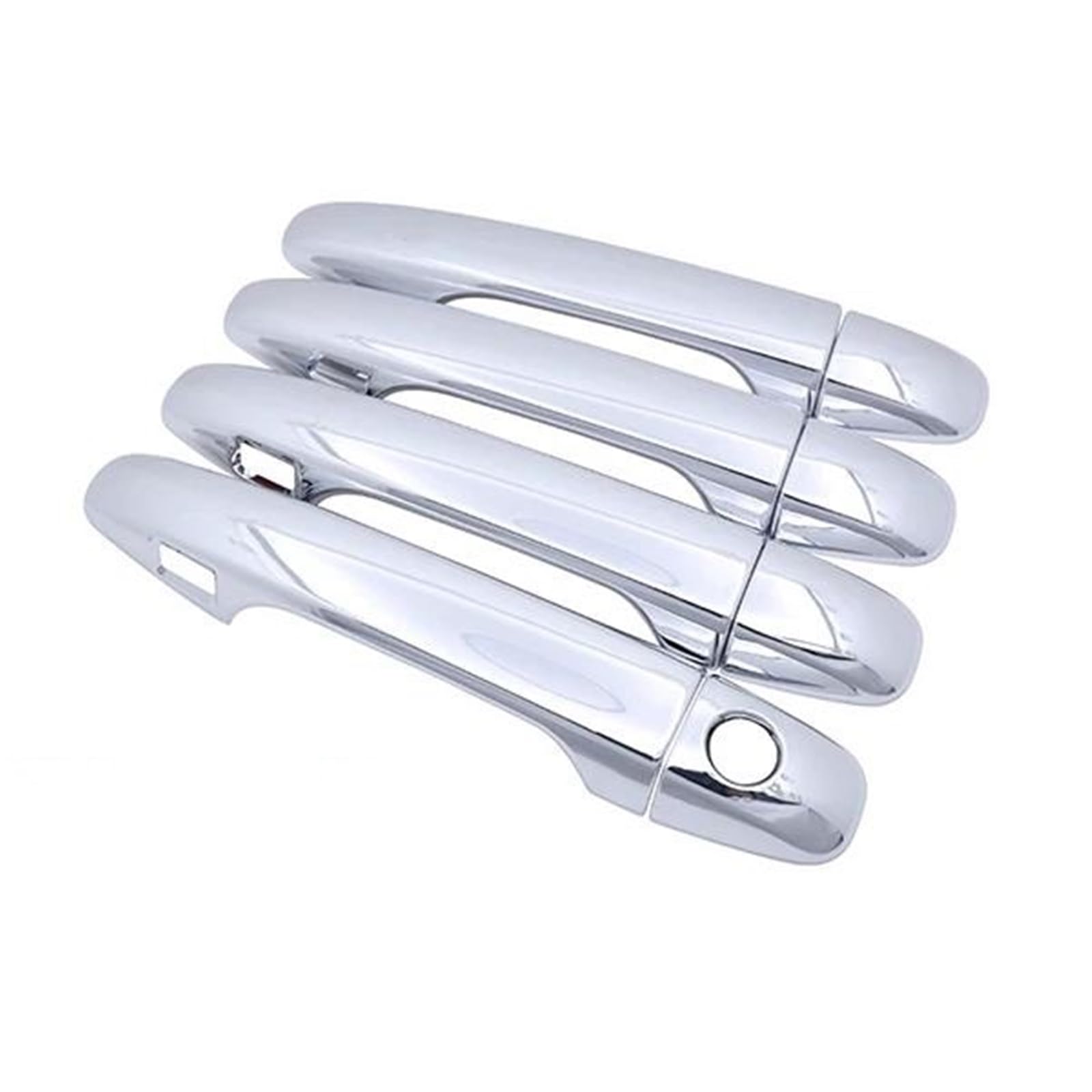 ATGCBCAUF Car Exterior Door Handle Cover Stickers for Subaru for Forester SJ 2013 2014 2015 2016 2017 2018 Car Exterior Door Handles(Chrome 1 Button)